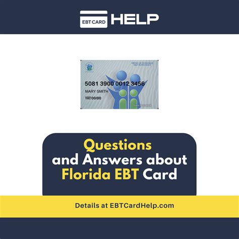 Frequently Asked Questions about EBT Cards