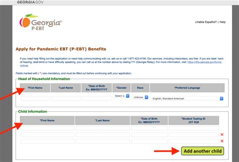 EBT Georgia Application