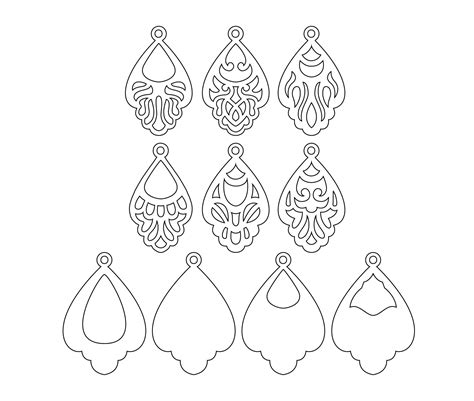 Earring Template Designs