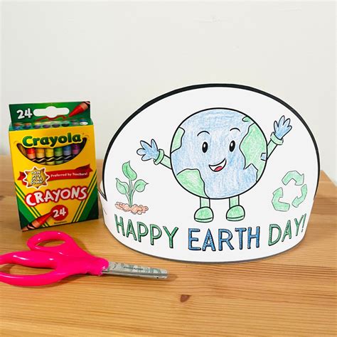 Earth Day Hat Printables for Different Ages