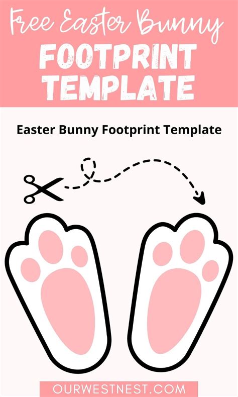 Easter Bunny Footprints Printable Benefits