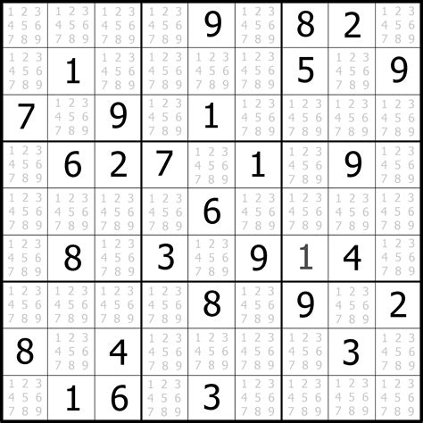 Easy Sudoku Prints