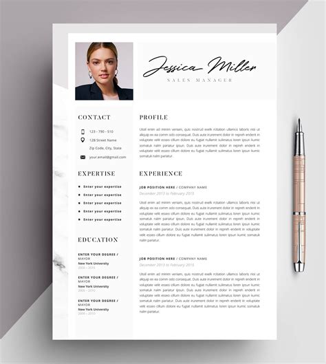 Editable Resume Template