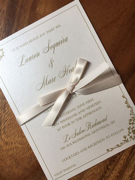 Elegant Wedding Invitation Design