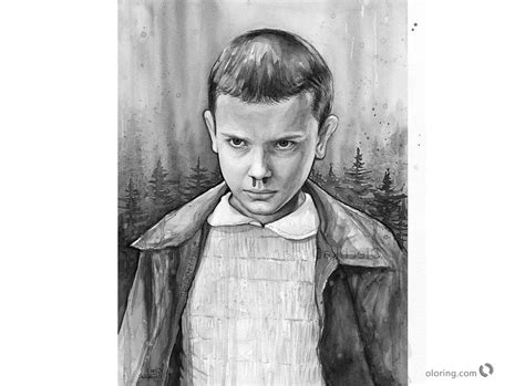 Eleven Portrait Coloring Page