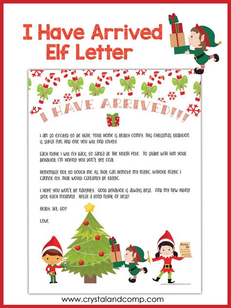 Elf Letter Template 2: The Toy Workshop