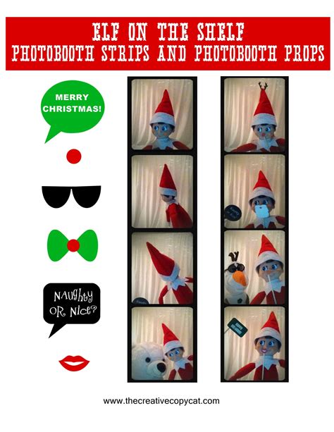 Elf Shelf Printables Props