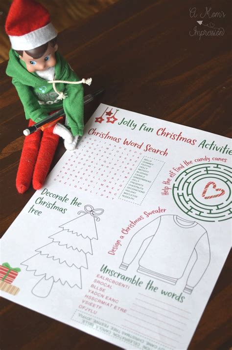 Elf on the Shelf Activity