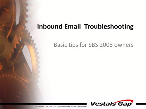 Email Troubleshooting Tips