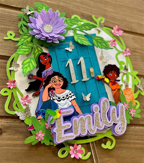 Variety of Encanto Cake Topper Designs