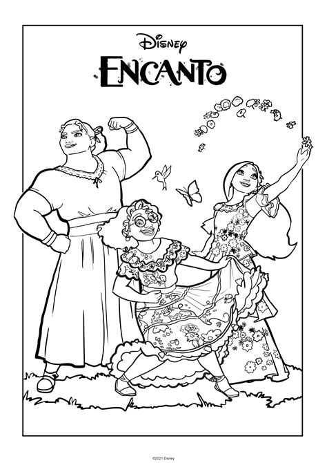 Description of Encanto Coloring Pages to Print