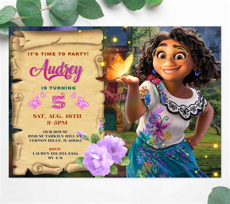 Encanto Invitation Ideas for Kids