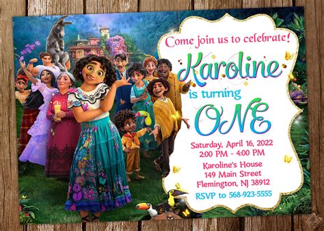 Encanto Party Invitation Template