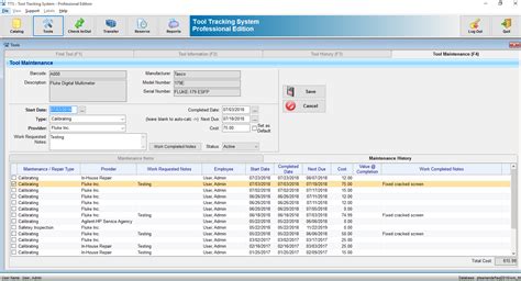 Description of Equipment Tracking System