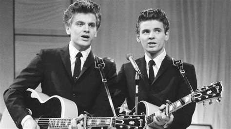 The Everly Brothers Performing