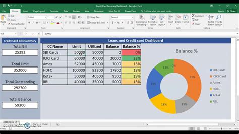 Excel Card Management and Maintenance