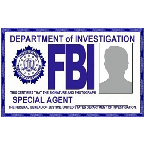 Custom Designed FBI Badge