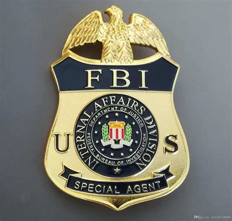 Engraved FBI Badge