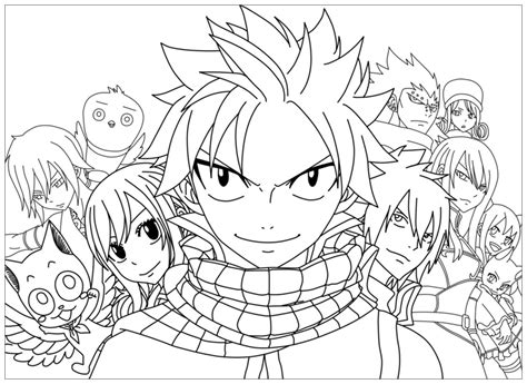 Fairy Tail Coloring Pages