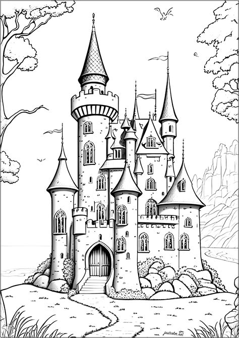 Fairy Tale Castle Printable