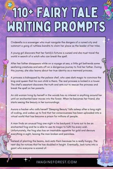 Fairy Tale Writing Prompts