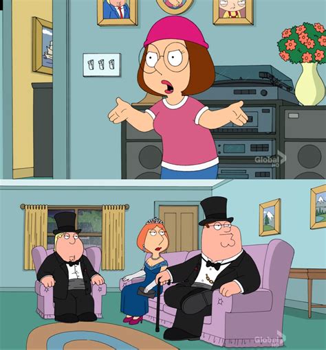 Example of a Family Guy meme using Stewie Griffin