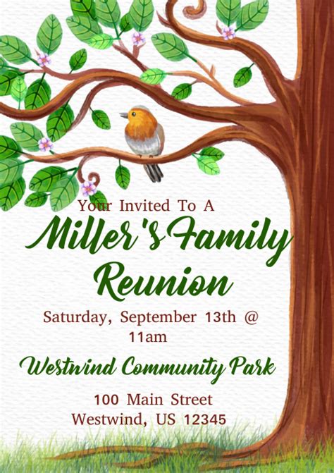 Family Reunion Template Ideas