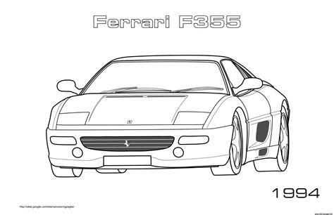 Ferrari Coloring Book Cover