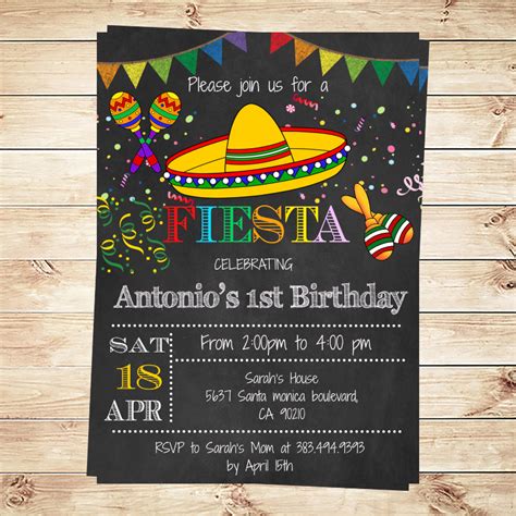 Fiesta Invitations Examples