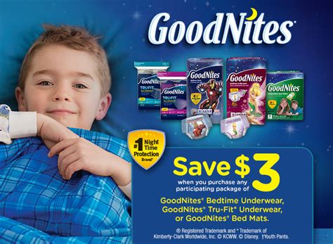 Finding Coupons for Goodnites Products