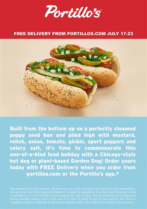 Find Portillos Coupons