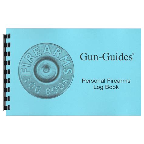 Firearm Log Book