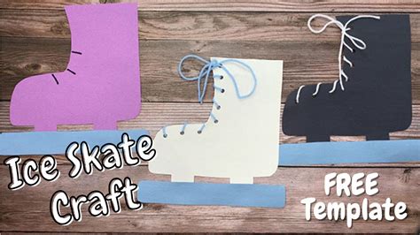 Five Ice Skate Templates