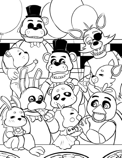 Five Nights at Freddys Coloring Pages