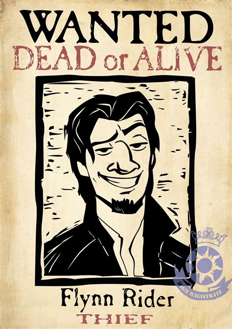 Flynn Rider Wanted Poster