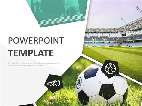 Description of Football Field Presentation Template