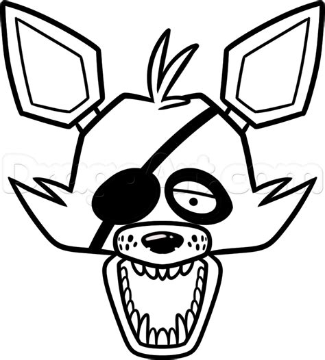 Foxy the Pirate Fox Coloring Pages