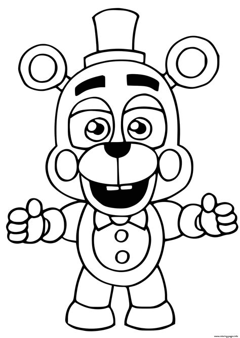 Freddys Coloring Pages to Print