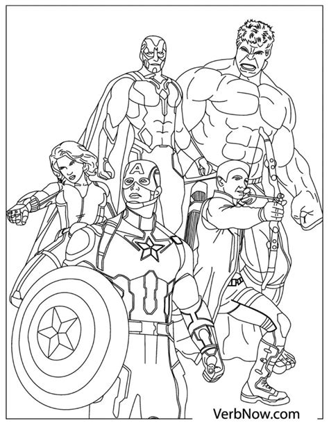 Free Avengers Coloring Pages