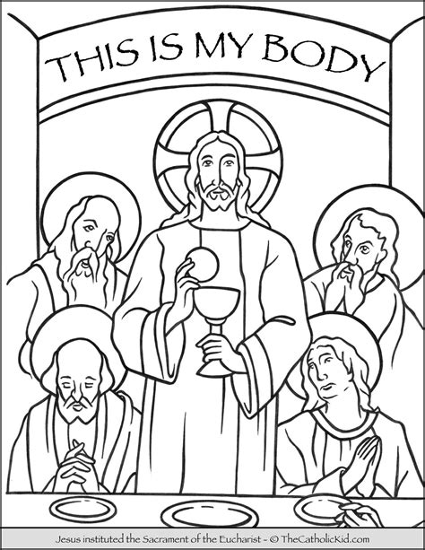 Free Catholic Coloring Pages