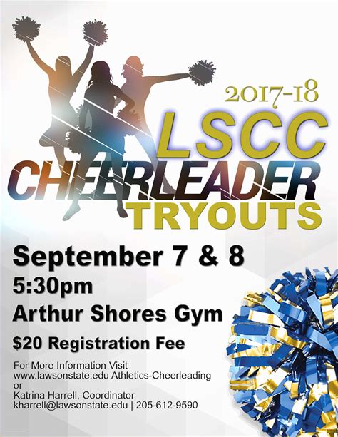 Free Cheer Tryout Flyer Templates