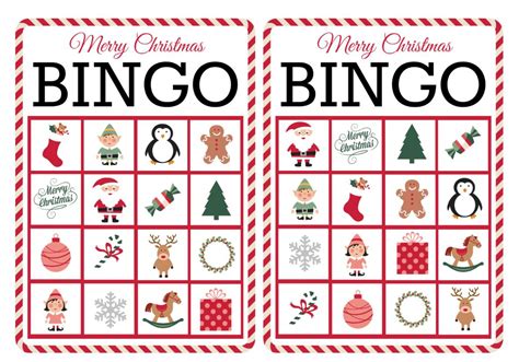 Free Christmas Bingo Cards