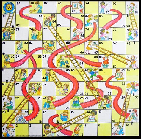 Free printable Chutes and Ladders boards