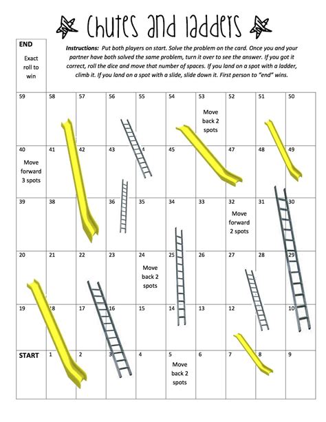 Free printable Chutes and Ladders boards