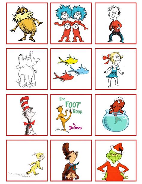 Free Dr. Seuss Printables and Resources