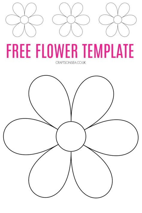 Free Flower Printable Template