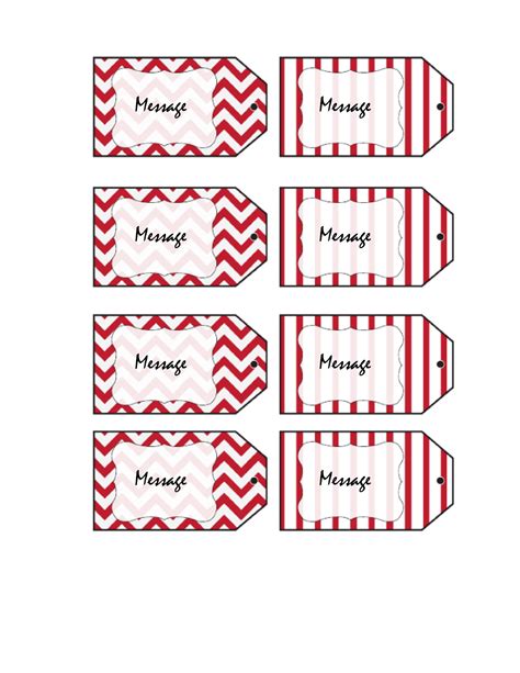 Free Gift Tag Templates Image