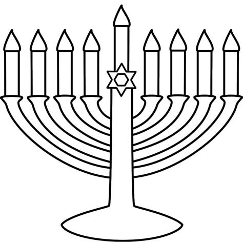 Free Hanukkah Coloring Page Printables