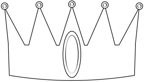 Free King Crown Printable Templates