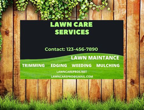 Free Lawn Care Business Card Templates